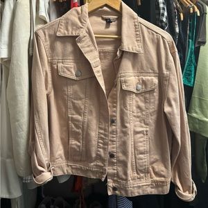 Women's Beige Denim Jacket